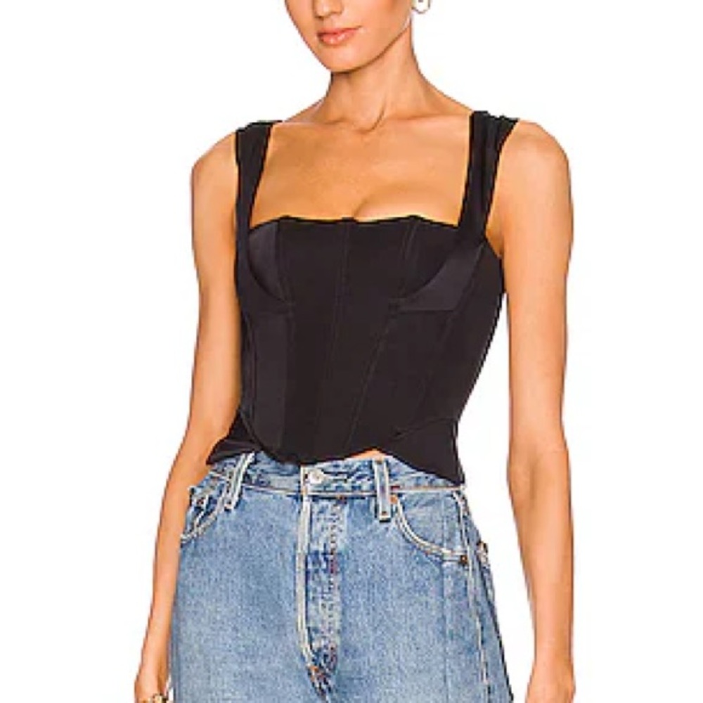 Black corset top
